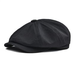 BOTVELA 100 Twill Cotton Newsboy Cap Men Women Classic Retro Hat Summer Autumn Lightweight Driver Cap 003 T2001044149749