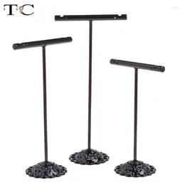 Jewellery Pouches 3pcs/lot Stainless Steel Tree T Bar Earrings Stand Holder Rack Display Organiser Storage Showcase