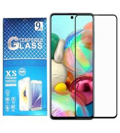 Black Frame Full Coverage Screen Protector For Samsung A14 5G A73 A53 A33 A23 A13 A52s A03s A72 A52 A32 4G A22 A12 A02s S20 FE A517521745