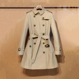 Designer Womens Trench Jackets Coats Original Windbreaker Fashion Classic British Style Beige Overcoat Coat Top Casual Jacket With234S