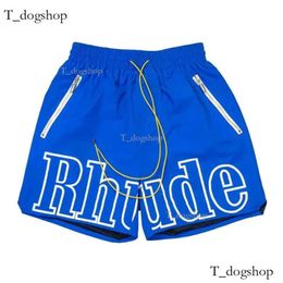 Rhude Fifth Men Sets Tracksuit Pants Loose and Comfortable Fashion Be Popular 2024 New Designer Summer Mens Gym Shorts Beach Pants Fashion Men Swimwear 707