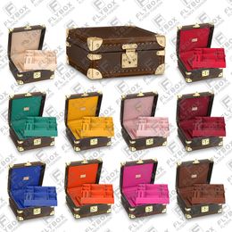 M20040 M13513 Cosmetic Bags Jewellery Box Leather Watch Storage Case Toiletry Bag Ladies Fashion Luxury Designer Top Quality Purse Fast Delivery