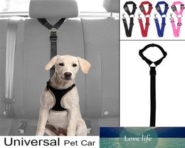 Pet Seat Belt Adjustable Dog Cat Car Safety Leads Vehicle Seatbelt Harness Made from Nylon Fabric6140805