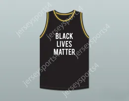 CUSTOM NAY Name Mens Youth/Kids TONY ROBINSON 19 BLACK LIVES MATTER BASKETBALL JERSEY Stitched S-6XL