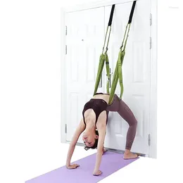 Resistance Bands Aerial Yoga Rope Line Crotch Stretch Handstand Pulling Belt Split Lower Back Trainer Female Household Fitness