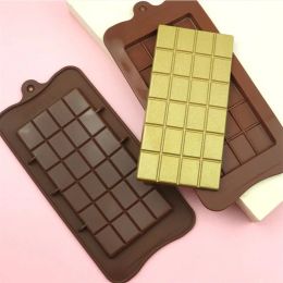 Moulds Chocolate Mould 24 Cavity Cake Bakeware Kitchen Baking Tool Silicone Candy Maker Sugar Mould Bar Block Ice Tray Cake Tool