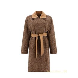 Designer Coat Women's Coat Luxury Brand Coat Cashmere Coat Wool Blend Travel Laid-back Relaxation Urban Beauty Fashion Trend Maxmaras Weekend Womens Coat