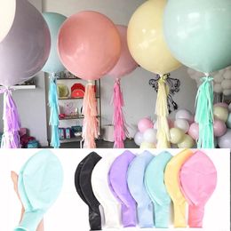 Party Decoration 36 Inch Candy Macaron Pastel Balloons Big Giant Wedding Decor Birthday Air Inflatable Baloon Baptism Baby Shower