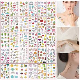 Tattoo Transfer 30pcs Small Fresh Series Tattoo Stickers Waterproof Mens And Womens Simulation Thorn Disposable Fashion Temporary Stickers 240426