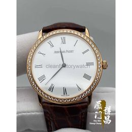 Luxury Audemar Designer Piquet Watches Apsf Royals Oaks Wristwatch Up 18k Rose Gold Original Women's Watch AudemarrsP Waterproof Stainless Steel High Quality