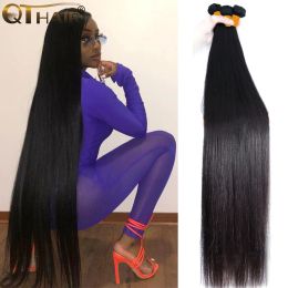 Wigs Straight 834 36 38 40inch Brazilian Hair Weave Bundles Remy Hair 100% Human Hair Extension Long Full Hair