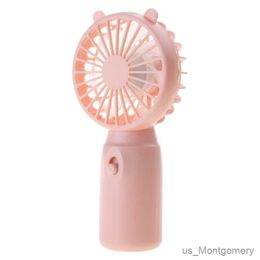 Electric Fans Handheld Fan Mini Cooling Fans AA-Battery Operated Small Fan for Home Office- Travel Outdoor and Camping