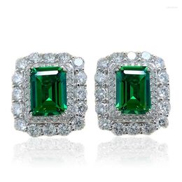 Stud Earrings Huitan Exquisite Female Pierced Dazzling Zirconia Lady Engagement Accessories For Women Aesthetic Fashion Jewellery Gift