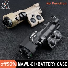 Lights Tactical MAWLC1 Battery Case CS Wargame Batteries Box Hunting MAWL Device Dummy Airsoft for CR123 Paintball Outdoor Tool