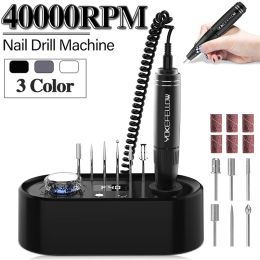 Drills 40000RPM Electric Nail Drill Machine Brushless Manicure Machine For Acrylic Gel Polish Professional Nails Sander Milling Cutter