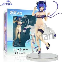 Action Toy Figures 20cm Azur Lane Anime Figure HMS Cheshire PVC Action Figure Sexy Girl Adult Figurine Collection Model Doll Toy Y240425ROKJ