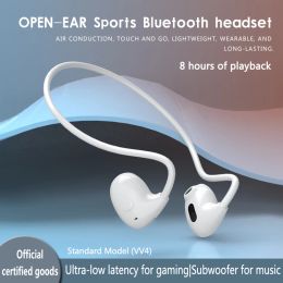 Headphones New Bluetooth Headphones, Headworn Rear Hanging Headphones, 5.3 Trendy Wireless Sports, Non in Ear, Double Bass Stereo