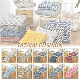 Pillow 40X40Cm Chair Square Home Decoration Thicken Comfortable Breathable Cotton Linen Floor Sofa Tatami Office
