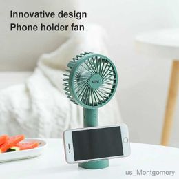 Electric Fans New Electric Mini Fan USB Charging Quiet Handheld Vertical Portable Fan Strong Wind 3 Speeds Adjustable Home Office School