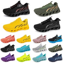 Style21 Männer Frauen Running Schuhe Sneaker Triple Black White Rot gelb lila grün blau Pfirsich Pink Fuchsia atmungsaktiven Outdoor -Trainer Sport Sneakers Gai