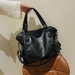 Totes Large Black Women's Shoulder Bags Big Size Casual Tote Bag Quality Pu Leather Hobos Crossbody Female Travel Shopper Handbag