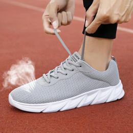 Casual Shoes Nice Vulcanized Summer Lace-up Pure Color Mesh Breathable Outdoor Comfortable Lightweight Sports