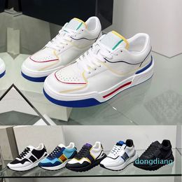 15A Casual New Designer Shoe Men Womens Shoes Leather Lace-up Mens Sneaker Lady Platform Running Trainers Thick Soled Woman Gym Sneakers Large Size 35-42-45 with