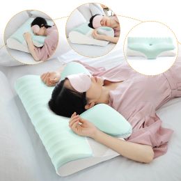 Pillow Memory Foam Pillow For the Neck Butterfly Shaped Relax The Cervical Spine Slow Rebound Memory Foam Pillow For Adult Sleep Pillow