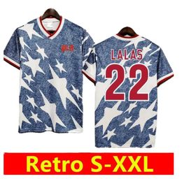 1994 USA classic Away Shirt retro soccer jerseys Wegerle Lalas Ramos Balboa 94 classic football shirts