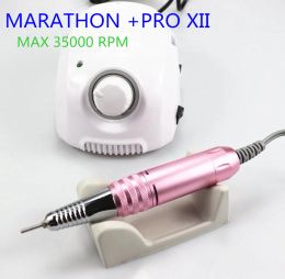 Drills LAAOVEChampion 3 PRO xii Handle 35000rpm Electric Nail Drill STRONG 210 Micro Motor Grinding Machine For Nail Art Tools