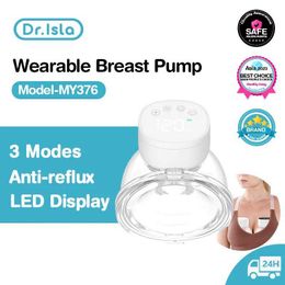 Breastpumps Dr. isla Handless Electric Breast Pump Breast Milk Extractor Portable Breast Pump Wearable Wireless Breast Pump Free of Bisphenol A 240424