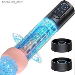 Other Health Beauty Items Nipples Mens Masturbation 3-in-1 Powerful Clitoris Gender Vacuum Masturbation Vagina Simulator Pornographic Products Anus Q240426