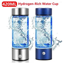 Water Bottles 420ML Portable Hydrogen Generator Bottle 3 Minutes Mode High Concentration Cup