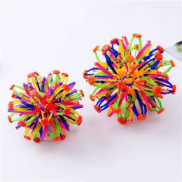 Magic Ball Funny toy kid telescopic toy Expanding Sphere Mini Ball Kids Toy Rainbow Colourful Flower Magic Ball 2720