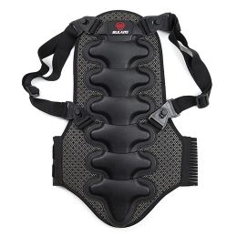 Safety Motorcycle Back Protector Detachable Thick EVA Protection Back Pad Cushion for Motorcycling Mountain Biking Skating Skiing