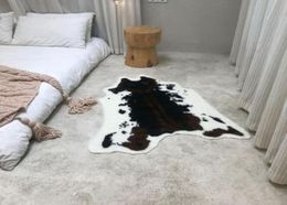 Carpets Faux Cowhide Rug Machine Washable Animal Hide Soft Cow For Home Office Living Room2917710