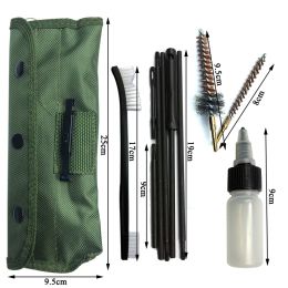 Arrow Rifle Gun Cleaning Kit Set New Arrival 10 Piece .22cal 5.56mm Cleaning Rod Nylon Brush Cleaner Gun Accessories Clean Tools