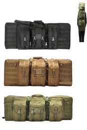 36 42 47 Inch Rifle Gun Bag Case Backpack Double Rifle Airsoft Bag Outdoor Shooting Carrying Bag Hunting Accessories J12096661306