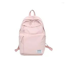 School Bags Female Korean Fashion Backpack Large-Capacity Travel Canvas Student