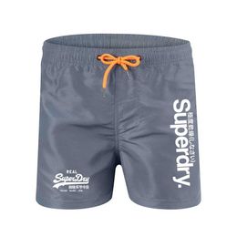 Men's Shorts Mens breathable swimsuit shorts sexy swimsuit shorts trendy casual board shorts surfing volleyball drawstring boxing summer S-4XL J240426