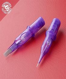 Tattoo Needles Dragonhawk 20pcs Eyebrow Permanent Makeup Cartridge for Pen Machine Supplies 2210113275067