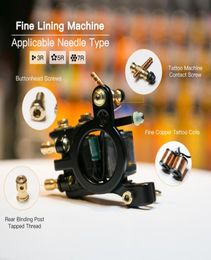 New Style Professional Tattoo Machine 10 Wrap Coils Lining Tattoo Guns WQ41446681372