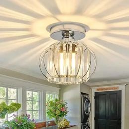 Ceiling Lights Crystal Indoor Hallway Stairs Bedroom Closet Nordic Modern Cabinet Lamp Lustre Dining Room Fixtures Home Decor