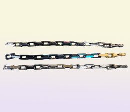 Designer bracelets Jewellery Link Chain Fashion bangle women teen girls Bamboo bracelet Retro dazzle orange Rainbow Colours Blue plat4704986