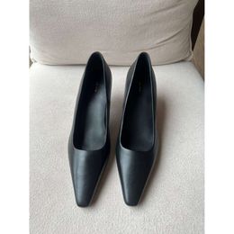 designer sandals women slide heels shoes Fashion The Row Small Shoes Cat Pointed Womens Thin GSRY