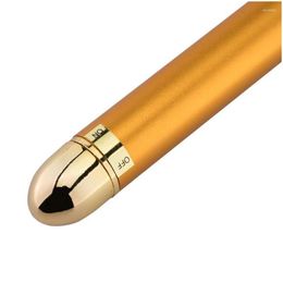 Nail Drill & Accessories Skin Cleaning 24K Gold Bar T Type Electric Golden Beauty Stick V Face Artefact Facial Mas Equipment Vibration Ot5Jd