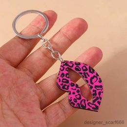 Keychains Lanyards Cute Lip Charms Keychains for Car Key Souvenir Gifts for Women Men Handbag Purse Hanging Keyrings DIY Accessories