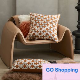 Classic Pillow Case Geometric Model Room Sofa Waist Rest Bedside Pillow Cover High Precision Pillow Cushion Case