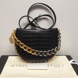 designer bag stella mccartney falabella chain bag fashion woman metallic handbag casual shopping sport shoulder crossbody tote bag purse high quality