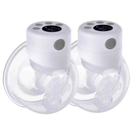 Breastpumps 2/1 piece S12 hands-free electric breast pump silent breast milk extractor portable breast pump wearable wireless breast pump 240424